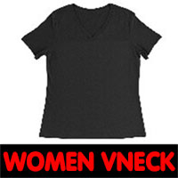 womens v neck mockup